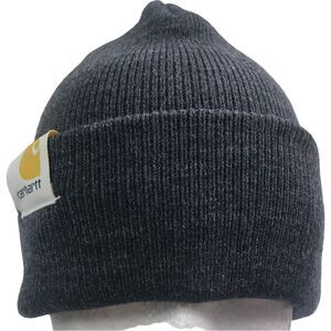 Carhartt Dark Gray Cuffed Beanie Hat